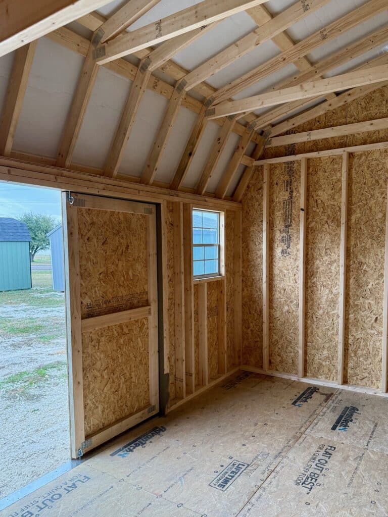 001010626 12x16 Dutchbarn shed for sale in Belton TX durable outdoor storage (7) 12x16 Dutchbarn