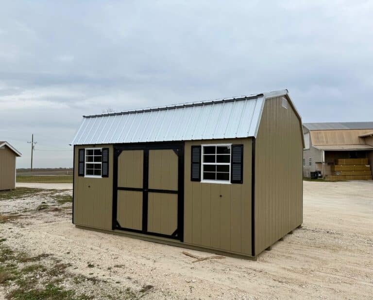001010626 12x16 Dutchbarn shed for sale in Belton TX durable outdoor storage 12x16 Dutchbarn