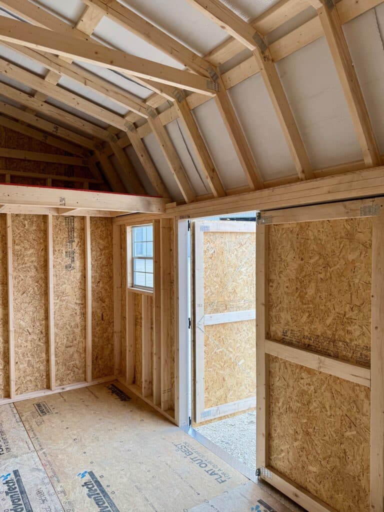 002010726 12x16 Dutchbarn Shed for sale Salado TX durable outdoor storage (5) 12x16 Dutchbarn