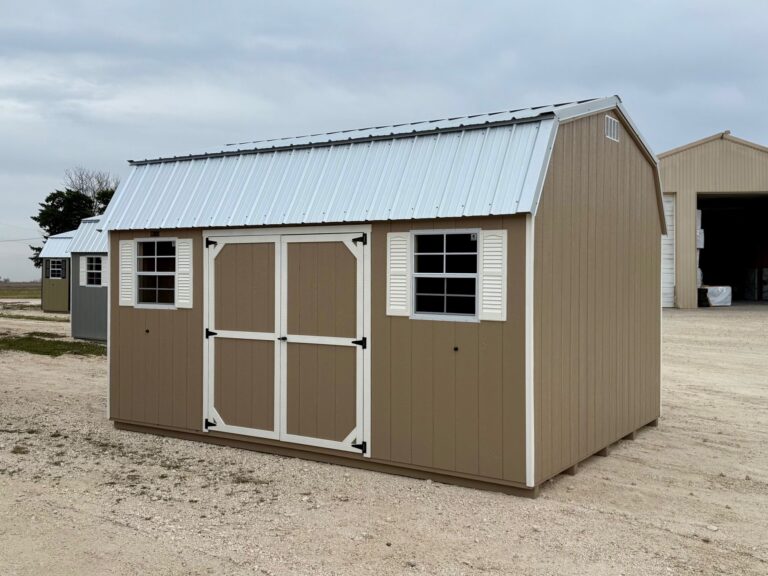 002010726 12x16 Dutchbarn Shed for sale Salado TX durable outdoor storage (7) 12x16 Dutchbarn