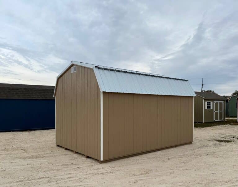 002010726 12x16 Dutchbarn Shed for sale Salado TX durable outdoor storage (9) 12x16 Dutchbarn