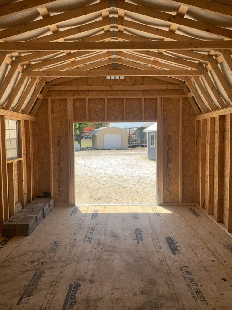 019012325LSS 12x20 Dutchbarn shed for sale Temple Texas Durable Outdoor Storage (7) 12x20 Dutchbarn, Rental Return