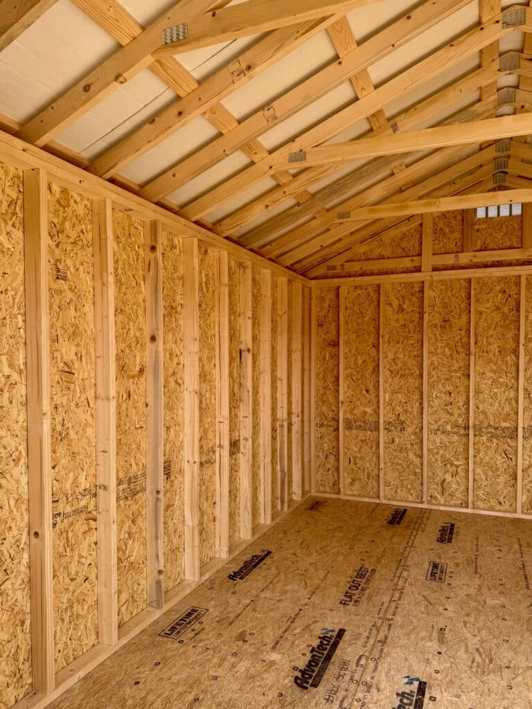 028012926 12x16 Workshop shed for sale in Itasca texas durable outdoor storage (4) 12x16 Workshop