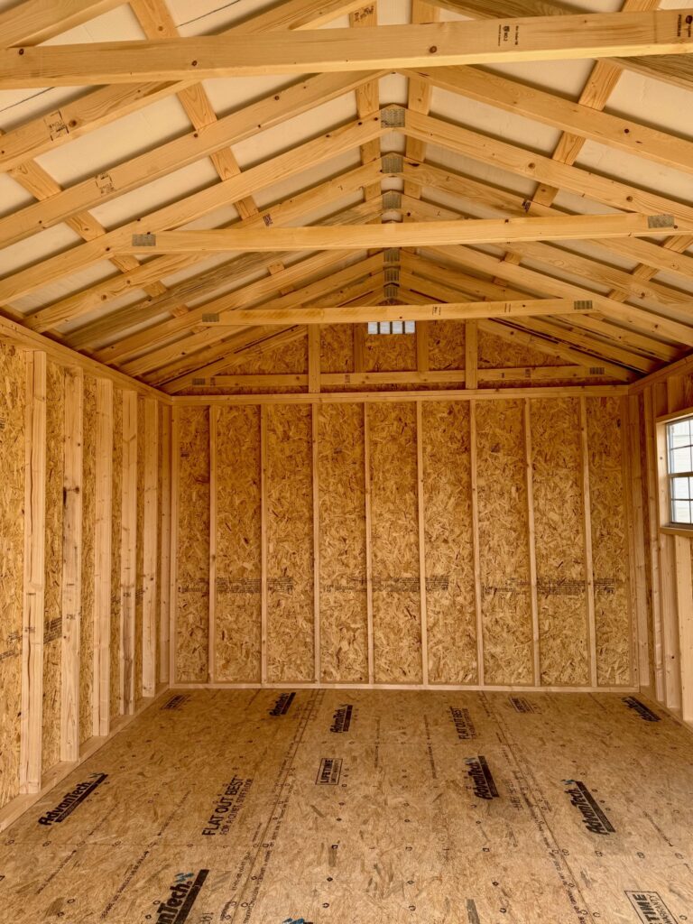 028012926 12x16 Workshop shed for sale in Itasca texas durable outdoor storage (5) 12x16 Workshop