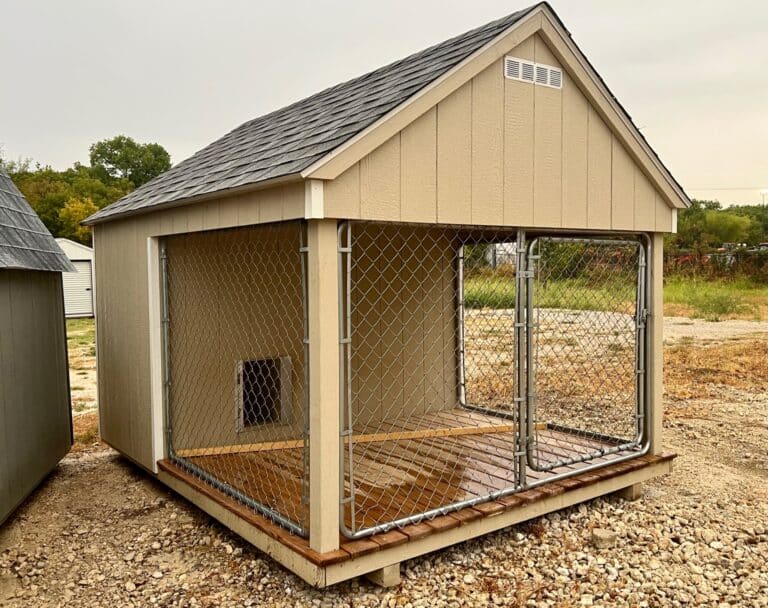 8x10 Dog Kennel, Rental Return