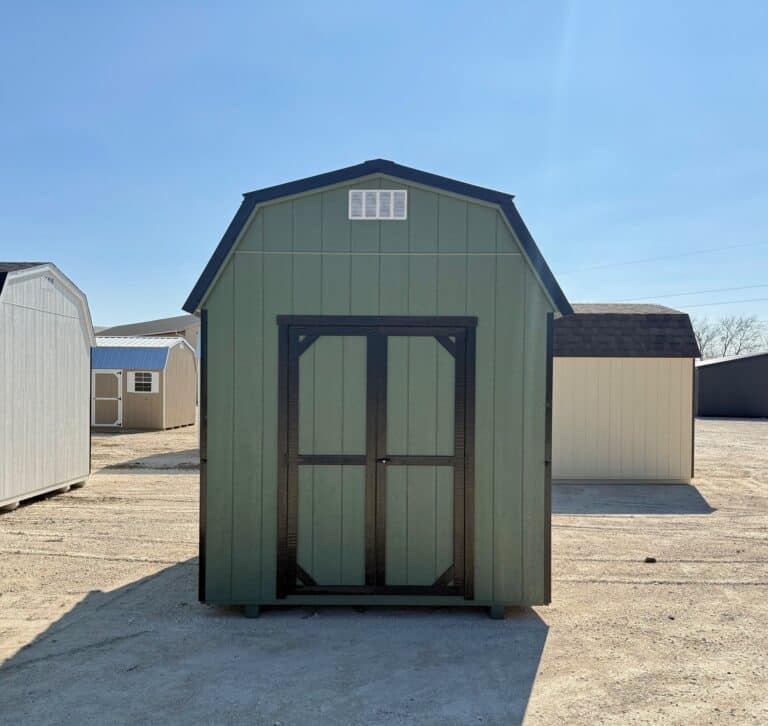 037021026 8x10 Dutchbarn shed for sale Golinda Texas Durable Outdoor Storage (2) 8x10 Dutchbarn