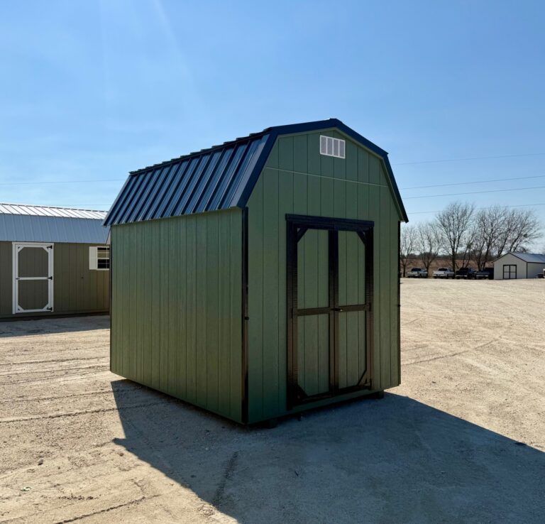 037021026 8x10 Dutchbarn shed for sale Golinda Texas Durable Outdoor Storage (3) 8x10 Dutchbarn