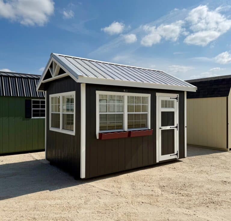 039021326 8x12 Classic Greehouse Shed for sale in Kosse Texas Durable Outdoor Storage 8x12 Classic Greenhouse