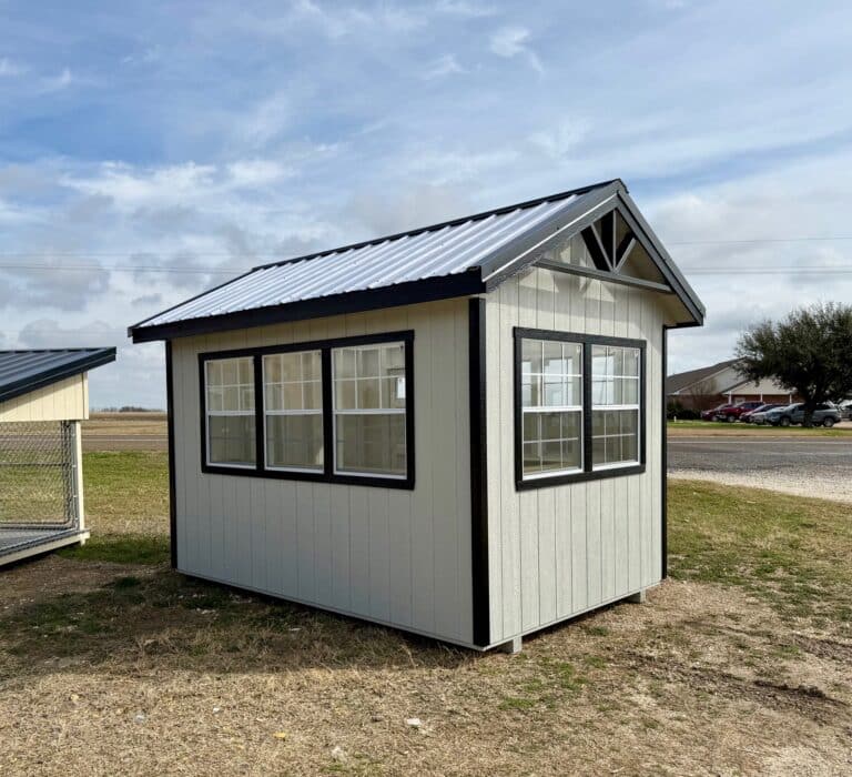040021326 Classic Greenhouse Shed for sale Covington Texas Durable Outdoor Storage (10) 8x12 Classic Greenhouse