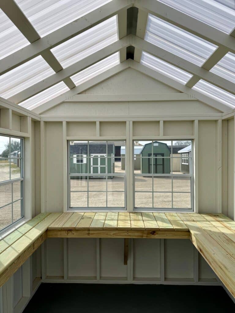 040021326 Classic Greenhouse Shed for sale Covington Texas Durable Outdoor Storage (4) 8x12 Classic Greenhouse