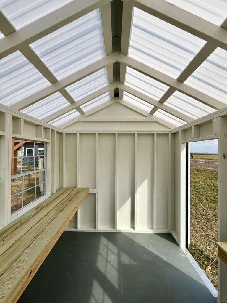 040021326 Classic Greenhouse Shed for sale Covington Texas Durable Outdoor Storage (7) 8x12 Classic Greenhouse