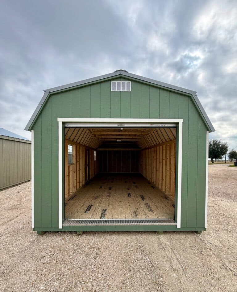 042021626 12x28 Dutchbarn shed for sale Liberty Hill Texas Durable Outdoor Storage (7) 12x28 Dutchbarn