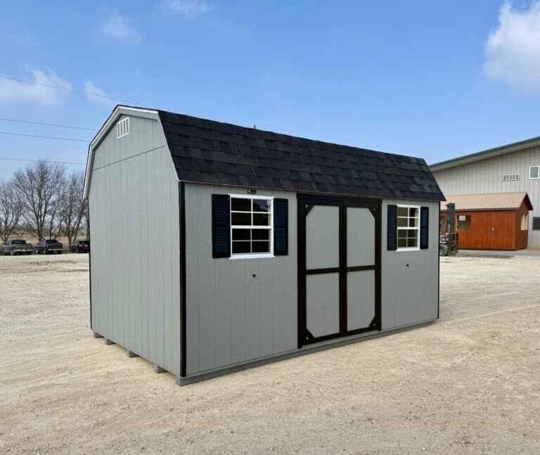 044021926 10x16 Dutchbarn shed for sale Durango Texas Durable Outdoor Storage (2) 10x16 Dutchbarn