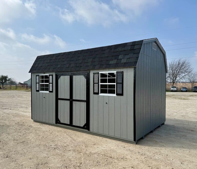 044021926 10x16 Dutchbarn shed for sale Durango Texas Durable Outdoor Storage 10x16 Dutchbarn