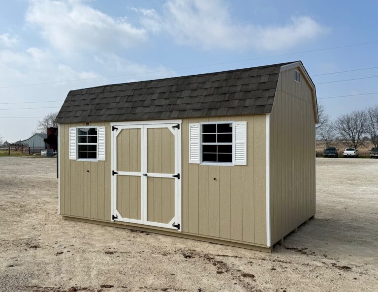 045021926 10x16 Dutchbarn Shed for sale Reagan Texas Durable Outdoor Storage 10x16 Dutchbarn