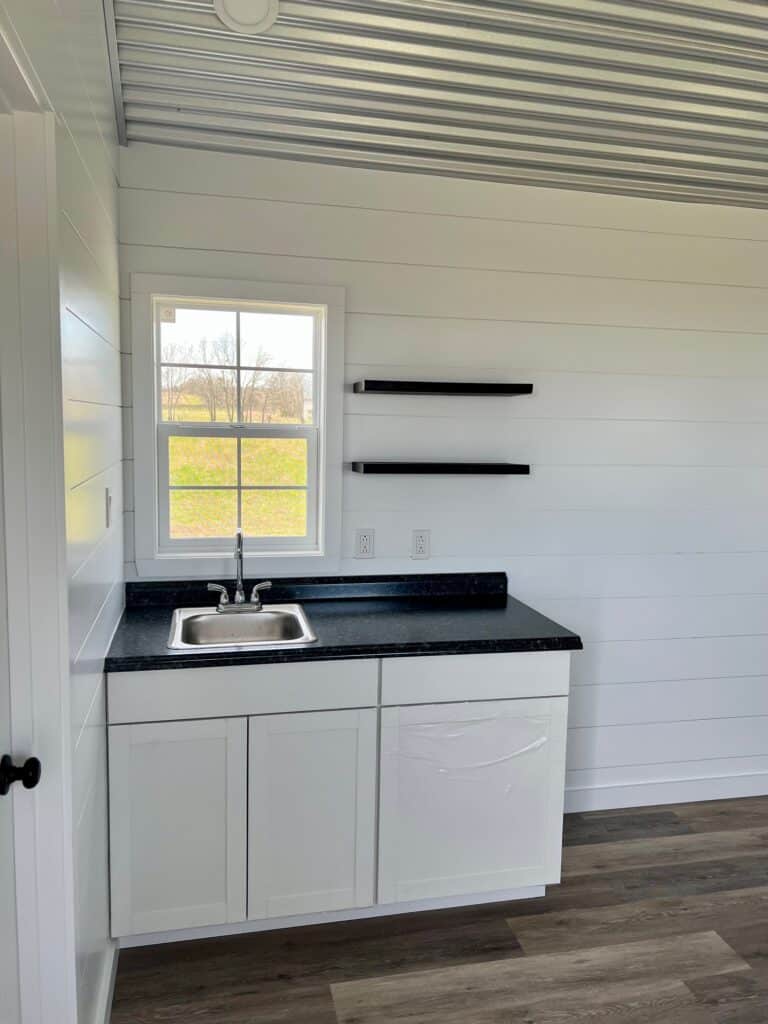 12x24 Classic Cabin, Finished Interior