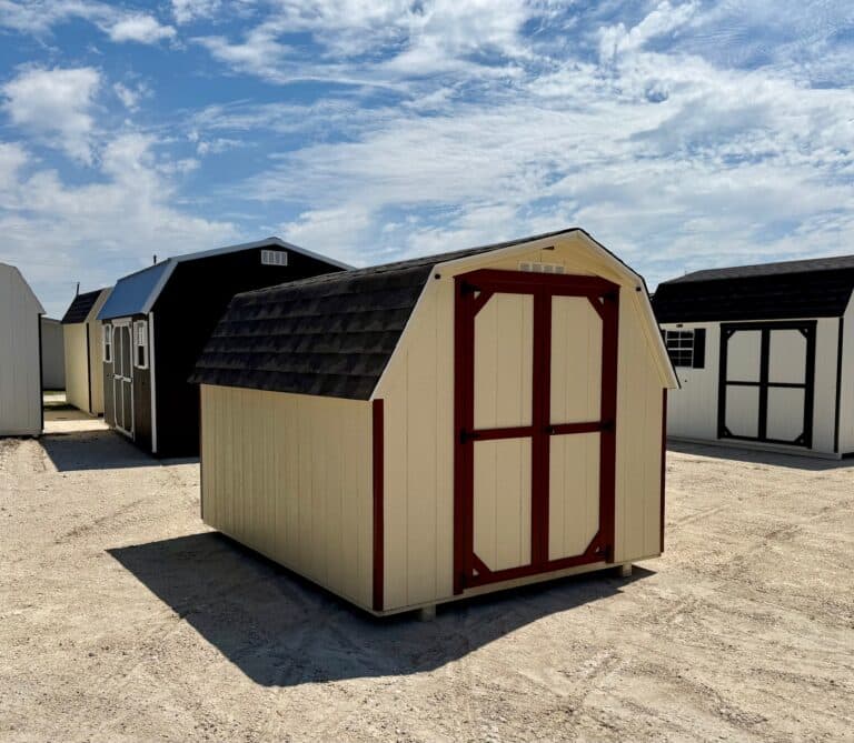 072032326 8x10 Minibarn shed for sale Troy Texas Durable Outdoor Storage 8x10 Minibarn