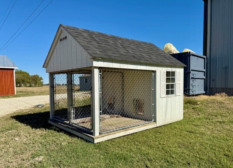 084031522HT 8x10 Dog Kennel for sale, Rental Return, Used (3) 8x10 Dog Kennel, Rental Return