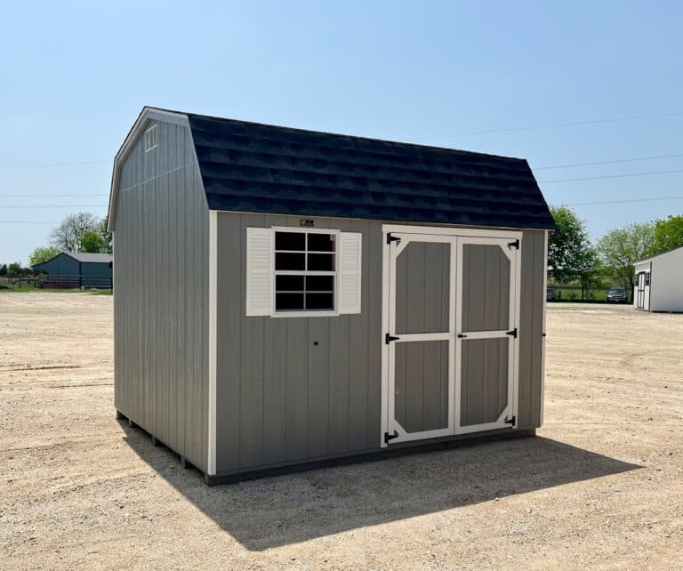096032725 10x12 Dutchbarn shed for sale Lott Texas Durable Outdoor Storage (8) 10x12 Dutchbarn