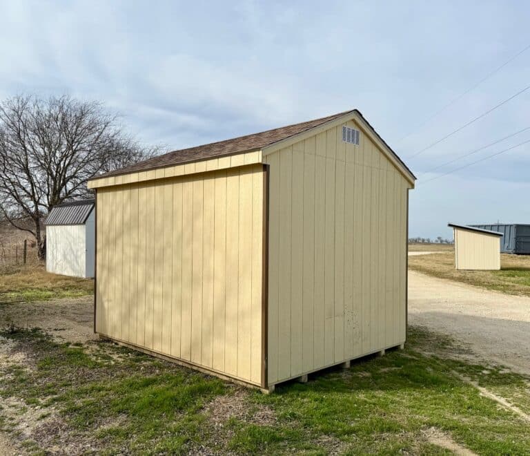 102032624HT 10x12 Workshop shed for sale Used Rental Return Rosebud Texas Durable Outdoor Storage (9) 10x12 Workshop, Rental Return