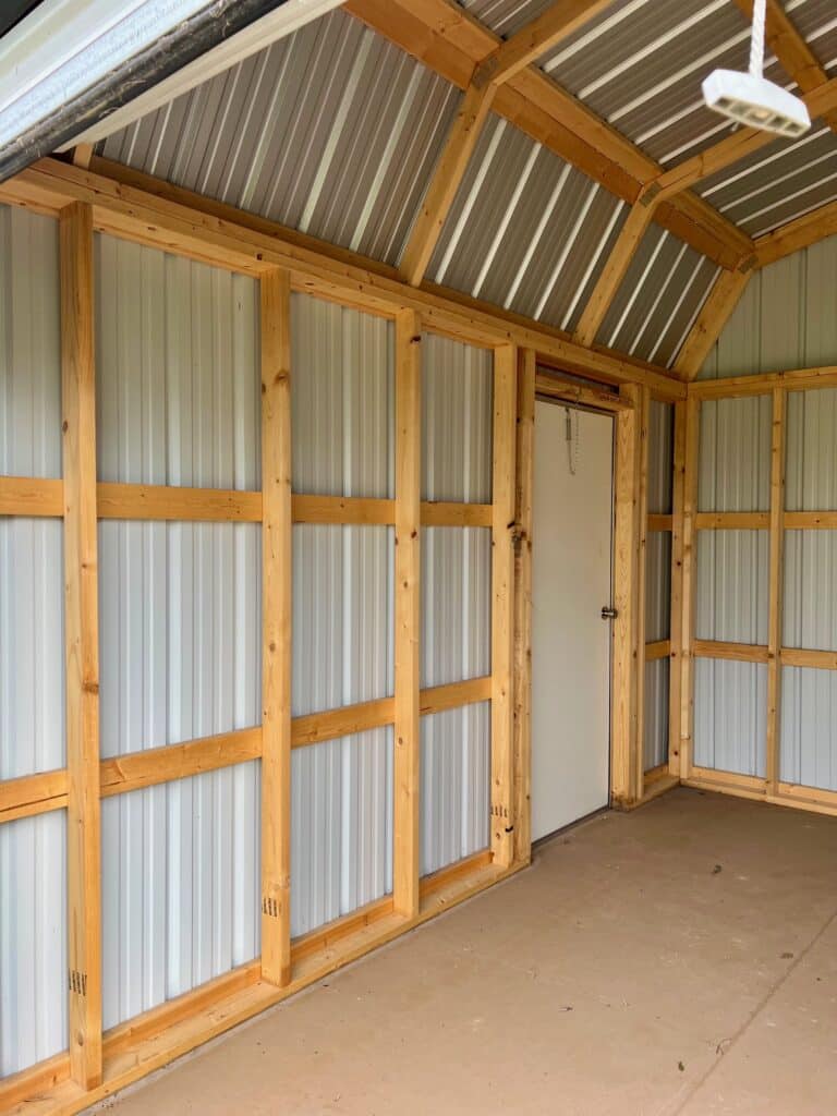 12x14 Metal Lofted Barn