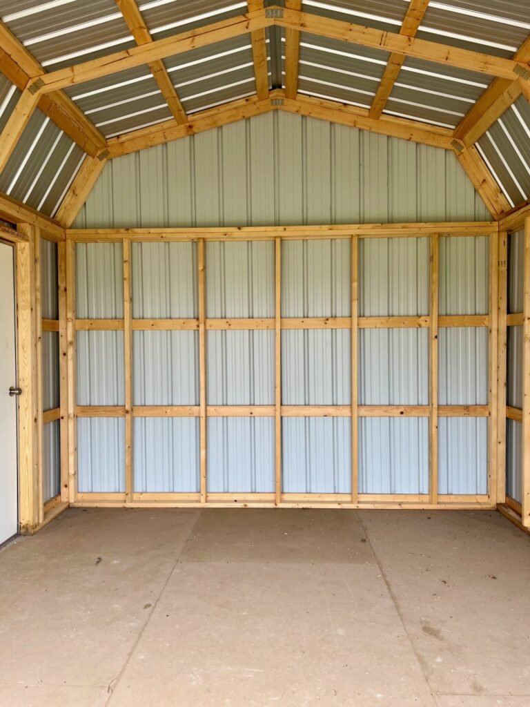 12x14 Metal Lofted Barn
