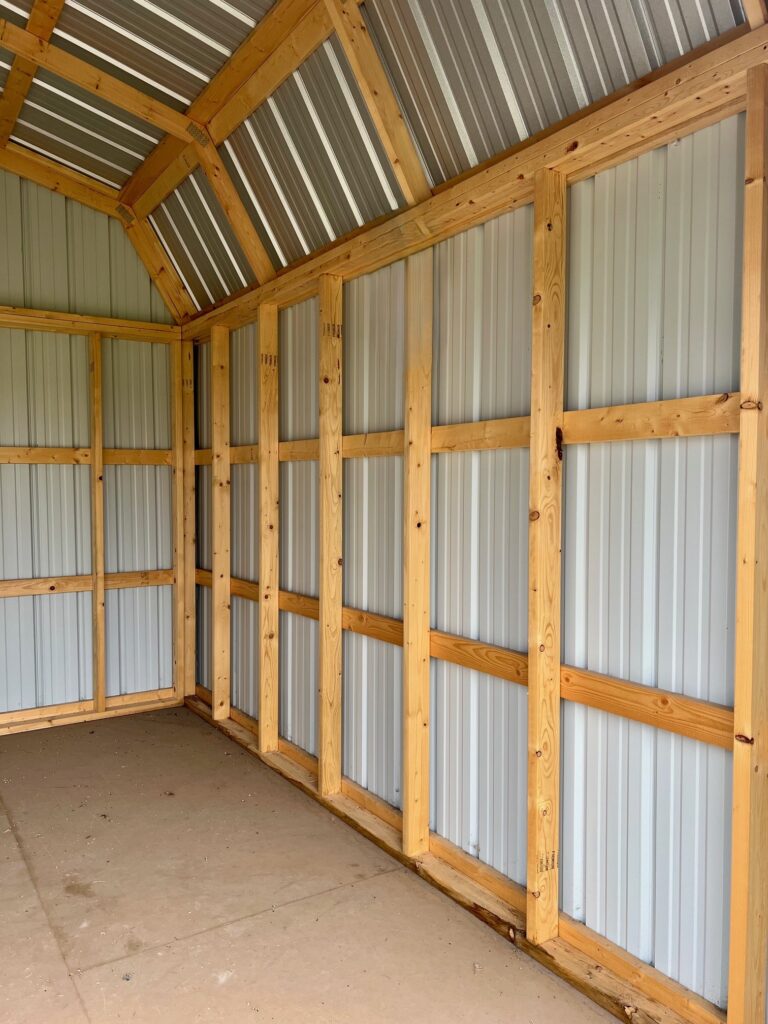 12x14 Metal Lofted Barn
