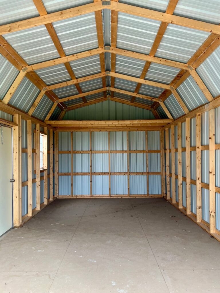 12x24 Metal Lofted Barn