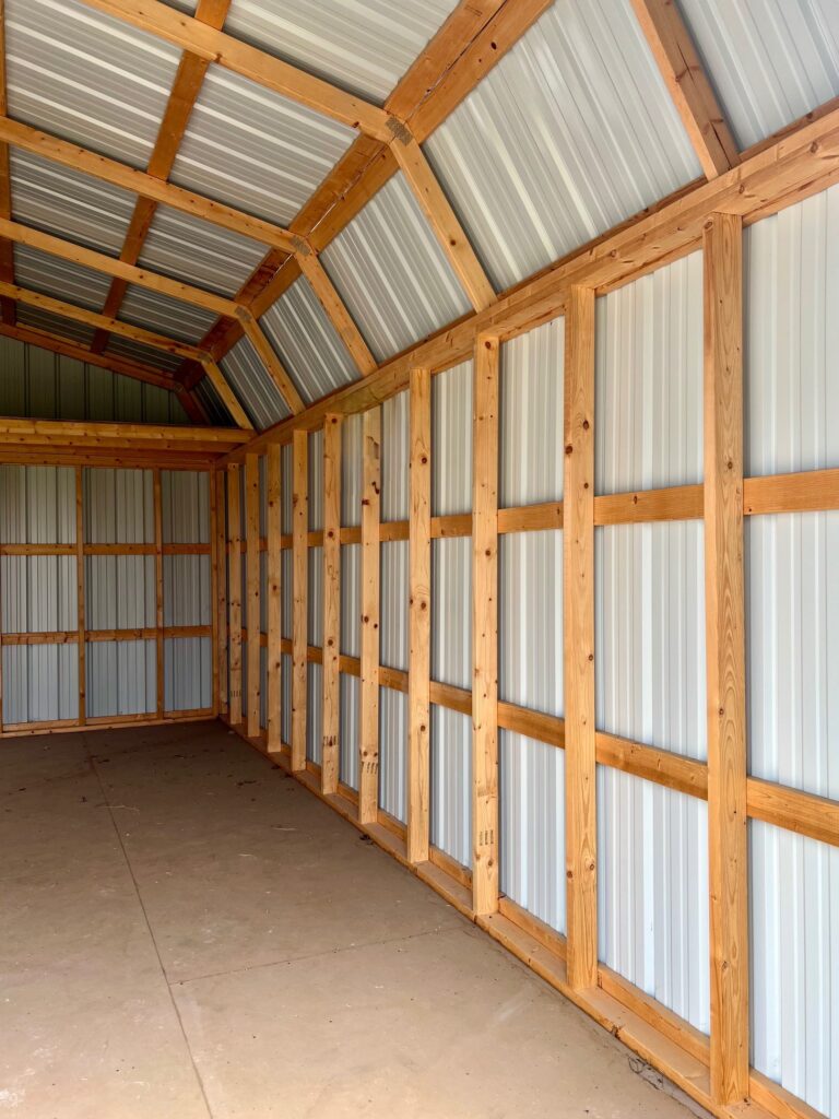 12x24 Metal Lofted Barn