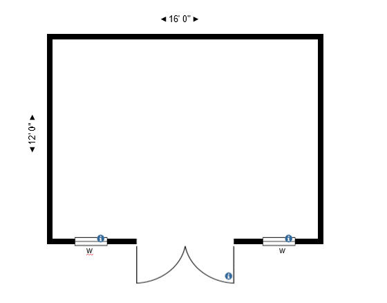 131050124HT Workshop Shed for sale, Used, Rental Return 12x16 Workshop, Rental Return