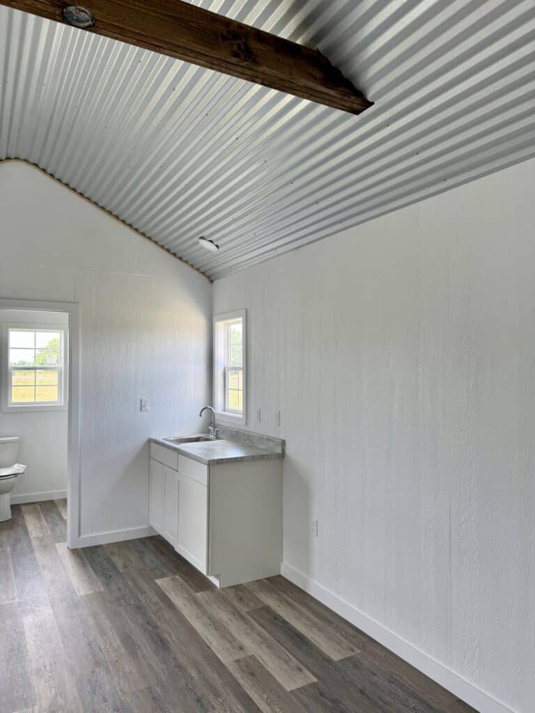 131052226 12x24 Outpost Cabin Finished Inerior for sale Lott Texas Durable Outdoor Living (19) 12x24 Outpost Cabin, Finished Interior