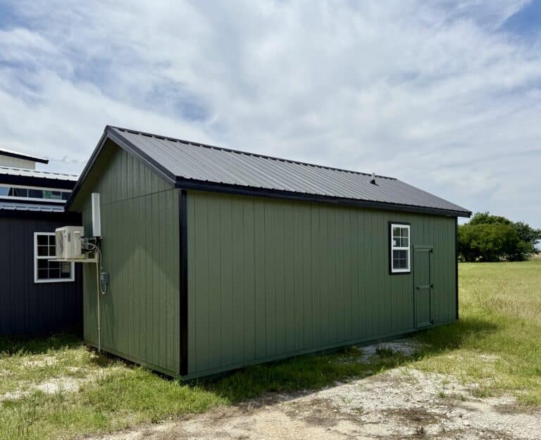 131052226 12x24 Outpost Cabin Finished Inerior for sale Lott Texas Durable Outdoor Living (3) 12x24 Outpost Cabin, Finished Interior