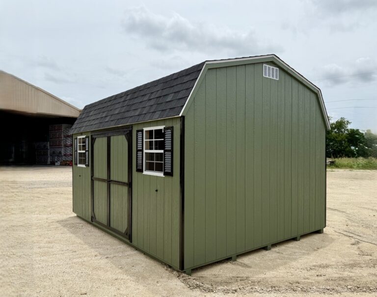 132052626 12x16 Dutchbarn shed for sale Lott Texas Durable Outdoor Storage (10) 12x16 Dutchbarn