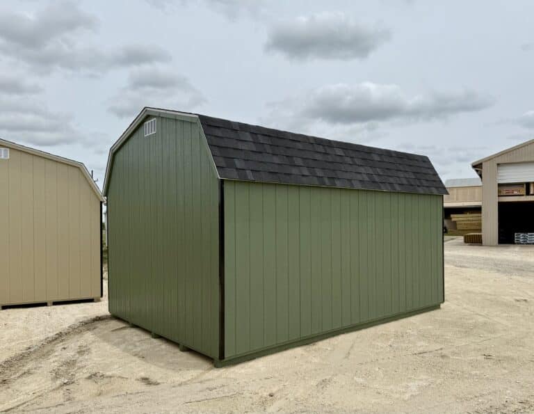132052626 12x16 Dutchbarn shed for sale Lott Texas Durable Outdoor Storage 12x16 Dutchbarn