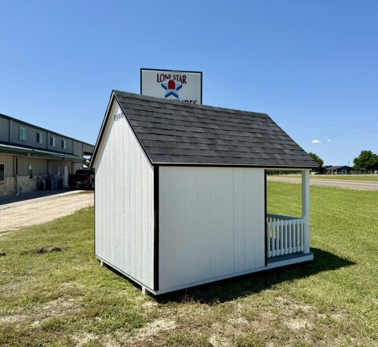 140052826 8x10 Bungalow Playhouse shed for sale Lott Texas Durable Outdoor Structure (3) 8x10 Bungalow Playhouse