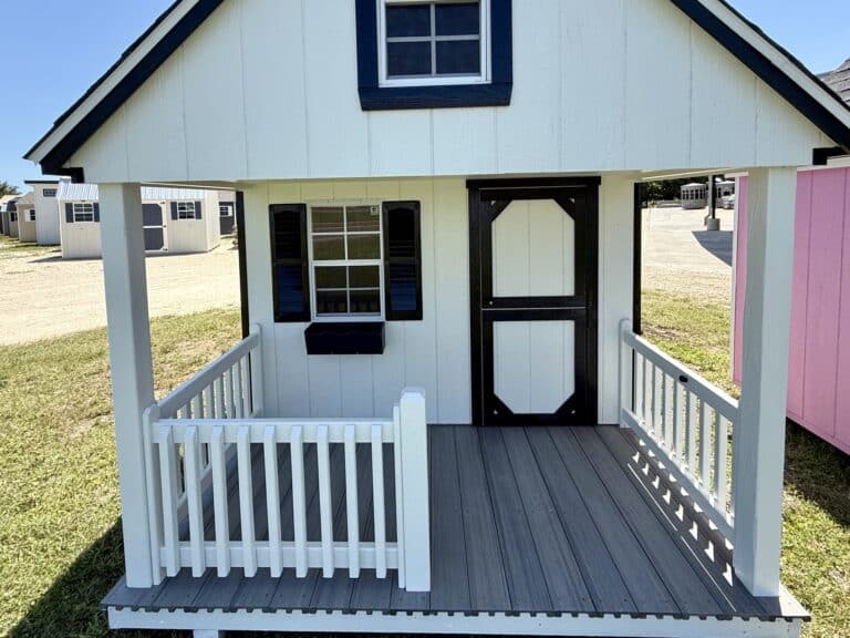 140052826 8x10 Bungalow Playhouse shed for sale Lott Texas Durable Outdoor Structure (6) 8x10 Bungalow Playhouse