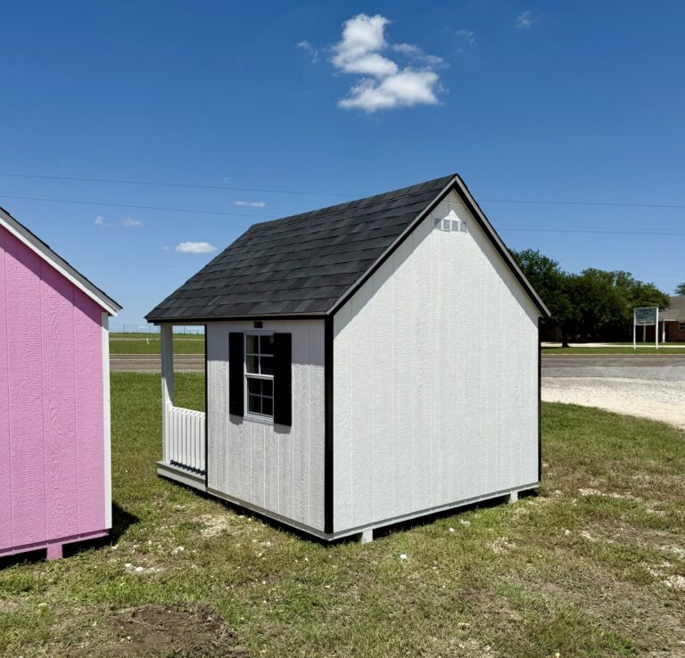 140052826 8x10 Bungalow Playhouse shed for sale Lott Texas Durable Outdoor Structure 8x10 Bungalow Playhouse
