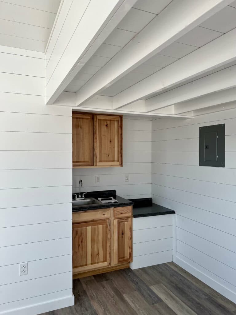 14x20 Studio Cabin, finished interior