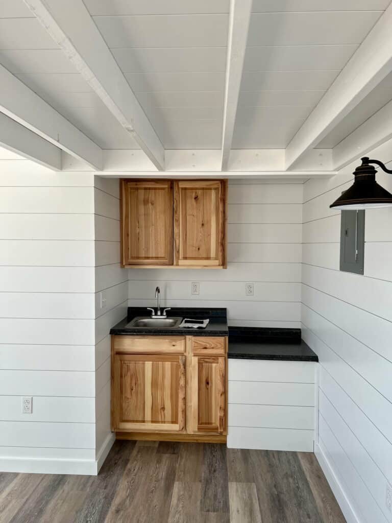 14x20 Studio Cabin, finished interior
