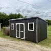 157061526 10x16 Eco Studio shed for sale Lott Texas Durable Outdoor Storage 10x16 Eco-Studio Shed