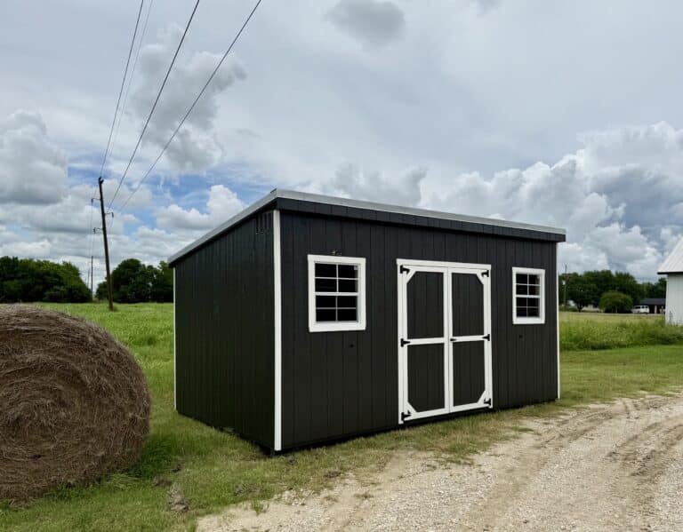157061526 10x16 Eco Studio shed for sale Lott Texas Durable Outdoor Storage (4) 10x16 Eco-Studio Shed