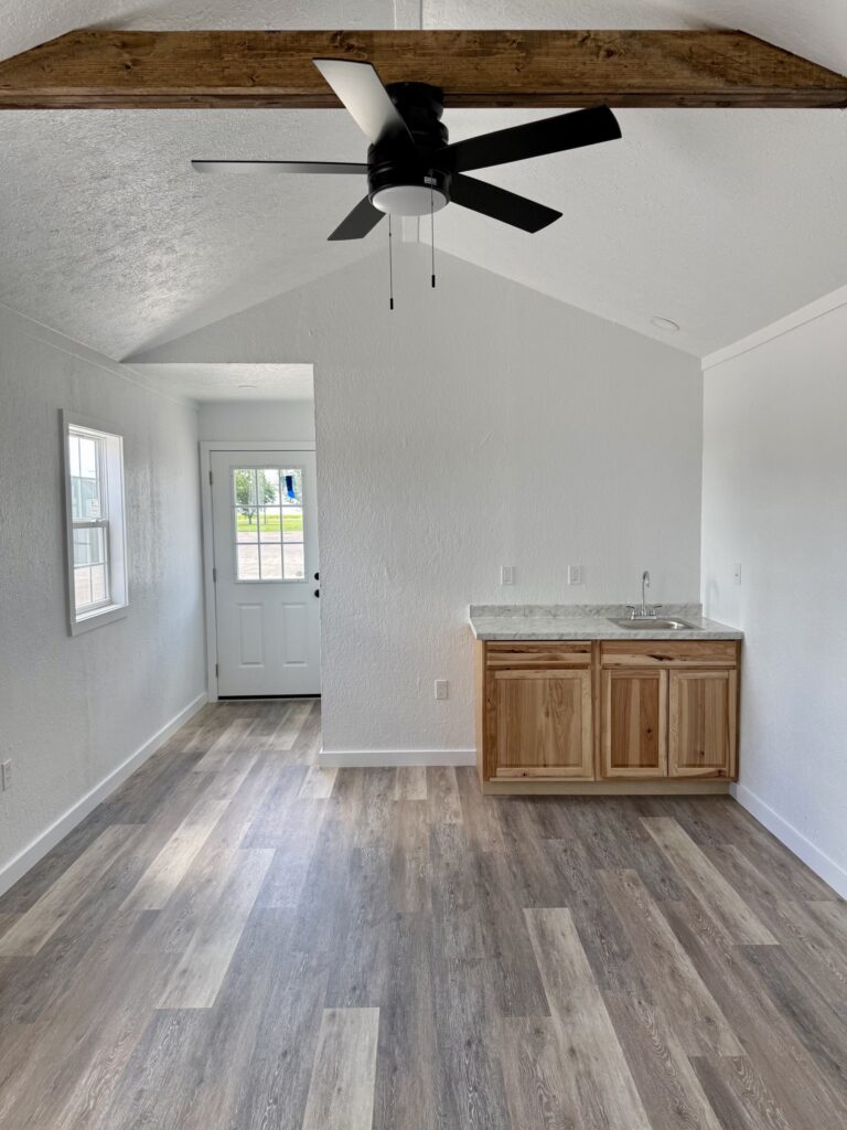 12x24 Workshop, Finished Interior