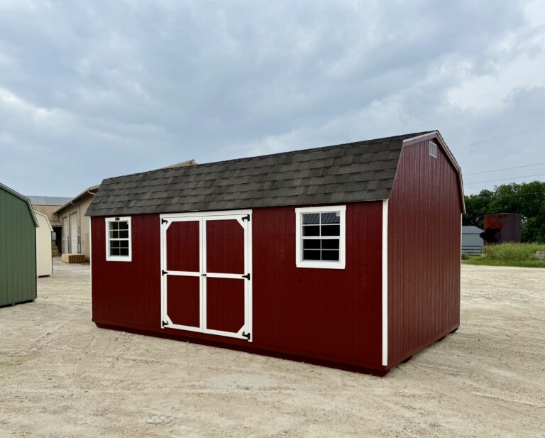 164061826 12x20 Dutchbarn Shed for sale Austin Texas Durable Outdoor Storage 12x20 Dutchbarn