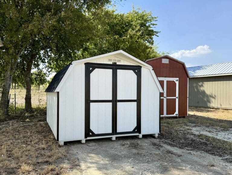 165060625HT 10x12 Minibarn shed for sale Used Rental Return Durable Outdoor Storage Barclay Texas (6) 10x12 Minibarn, Rental Return