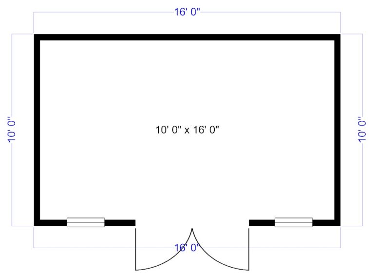 10x16 Classic Shed