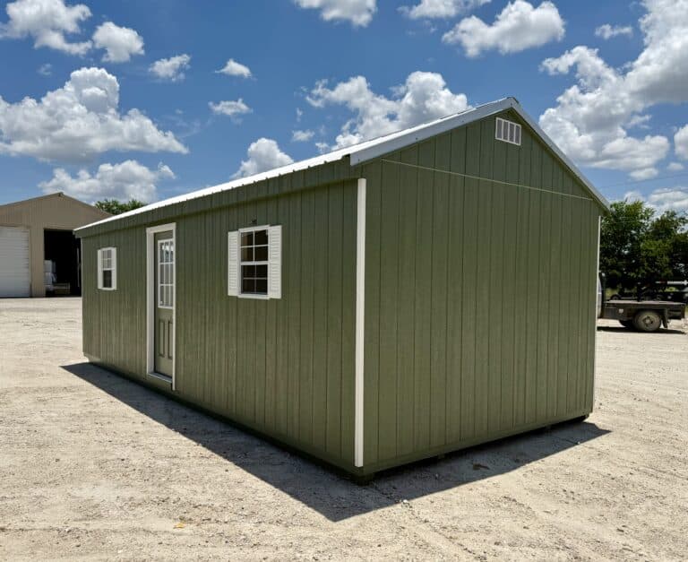 176063026 12x28 Workshop shed for sale Chilton Texas Durable Outdoor Storage 12x28 Workshop
