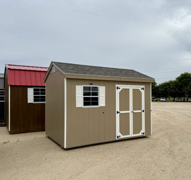 187071026 8x12 Workshop shed for sale Bremond Texas Durable Outdoor Storage (2) 8x12 Workshop