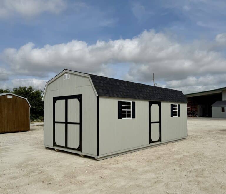 203072726 12x24 Dutchbarn Shed for sale Troy Texas Durable Outdoor Storage (2) 12x24 Dutchbarn