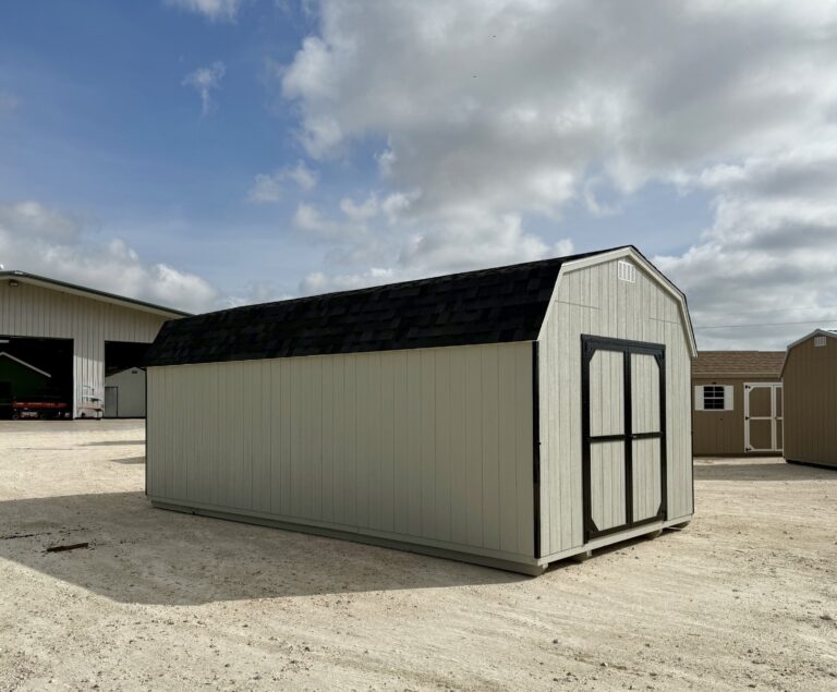 203072726 12x24 Dutchbarn Shed for sale Troy Texas Durable Outdoor Storage (4) 12x24 Dutchbarn