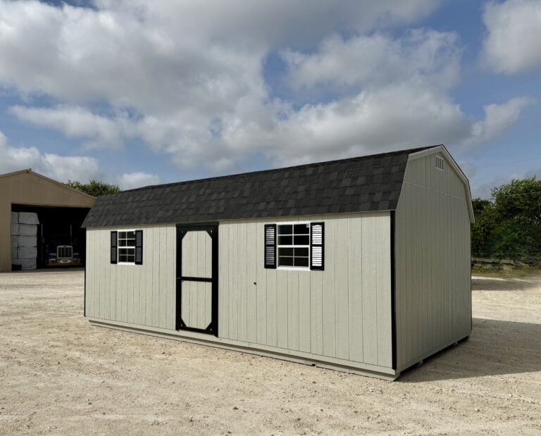 203072726 12x24 Dutchbarn Shed for sale Troy Texas Durable Outdoor Storage 12x24 Dutchbarn